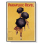 Wall Art 70cmx100cm Parapluie Revel Black Frame Canvas V207-1884