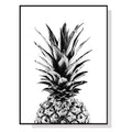 Wall Art 40cmx60cm Pineapple Black Frame Canvas V207-1978.1