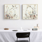 Wall Art 40cmx40cm Afternoon Walk 2 Sets Gold Frame Canvas V207-2121.1