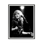 Wall Art 60cmx90cm Young Stevie Nicks in Concert Poster, Black Frame Canvas V207-2252-004