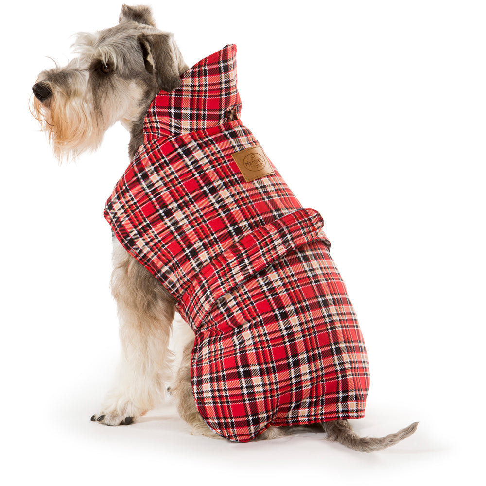 Tartan Red Dog Coat 35cm V208-CSTR-35
