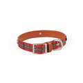 Highland Red Tartan Dog Collar Medium V208-HBR-40