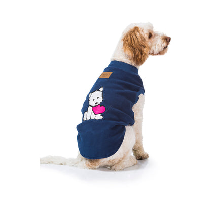 Puppy Heart Blue Dog Pyjamas 70cm V208-PJ-PHB70