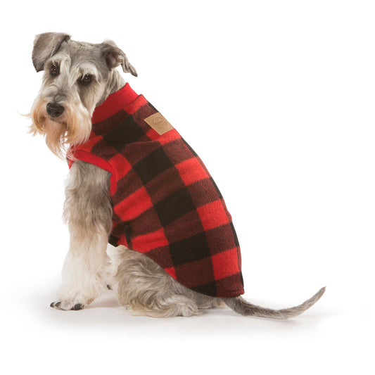 Red Check Dog Pyjamas 30cm V208-PJ-RC30