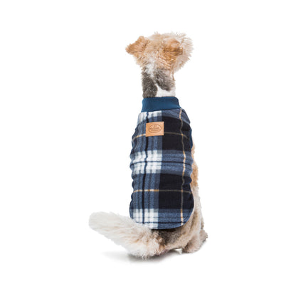 Blue Tartan Dog Pyjamas 80cm V208-PJ-TB80
