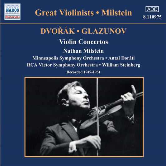 Dvorak / Glazounov Violin - Milstein/Dorati/Steinberg Cd Album V210-1170554
