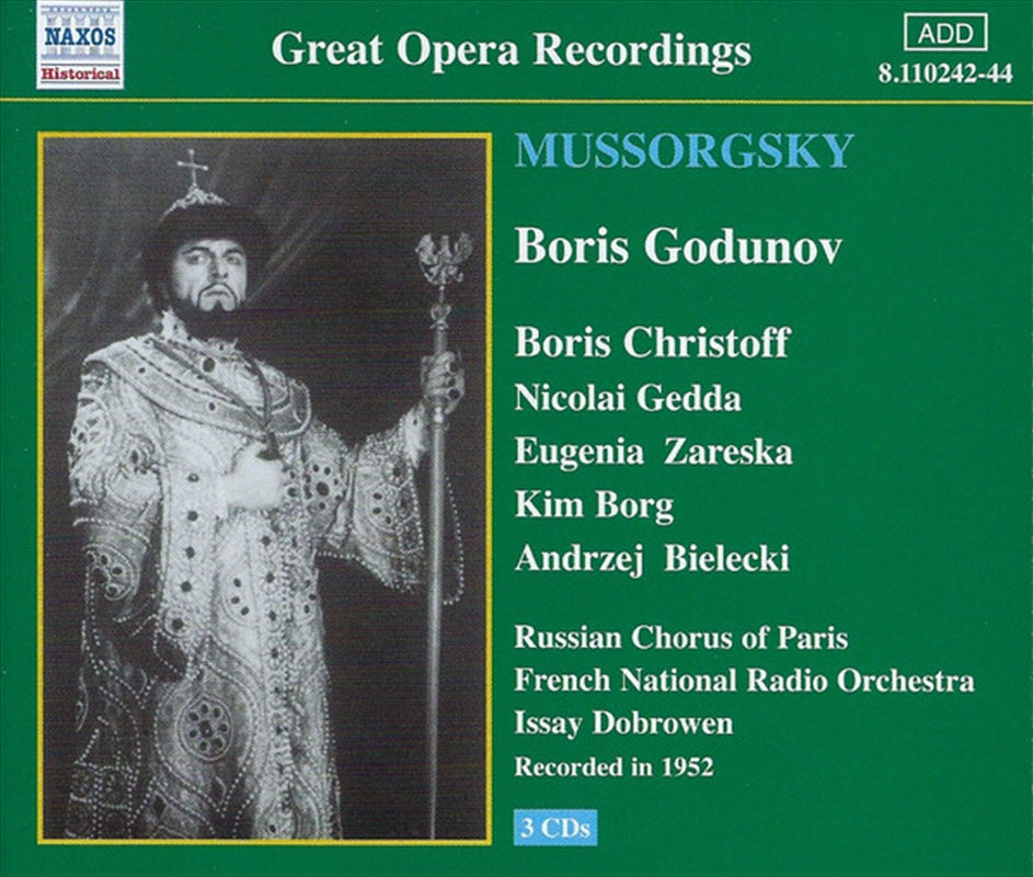 Mussorgsky: Boris Godunov 3Cd - Dobrowen, Issay: Russian Chorus Of Cd Album V210-2042759