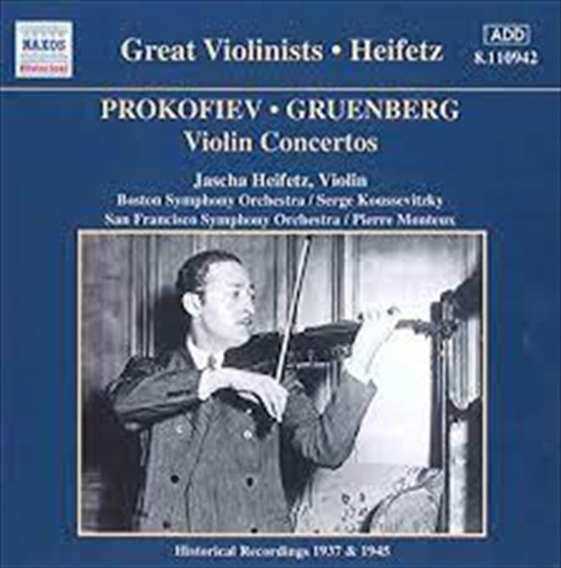 Prokofiev: Gruenberg Violin Ct - Heifetz: Toscanini: Nbcso Cd Album V210-2181330