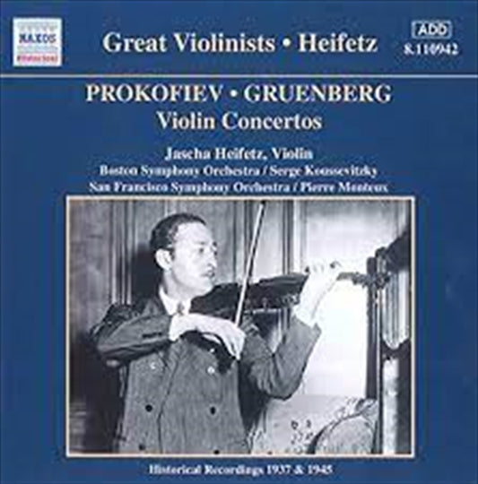 Prokofiev: Gruenberg Violin Ct - Heifetz: Toscanini: Nbcso Cd Album V210-2181330