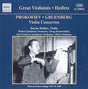 Prokofiev: Gruenberg Violin Ct - Heifetz: Toscanini: Nbcso Cd Album V210-2181330
