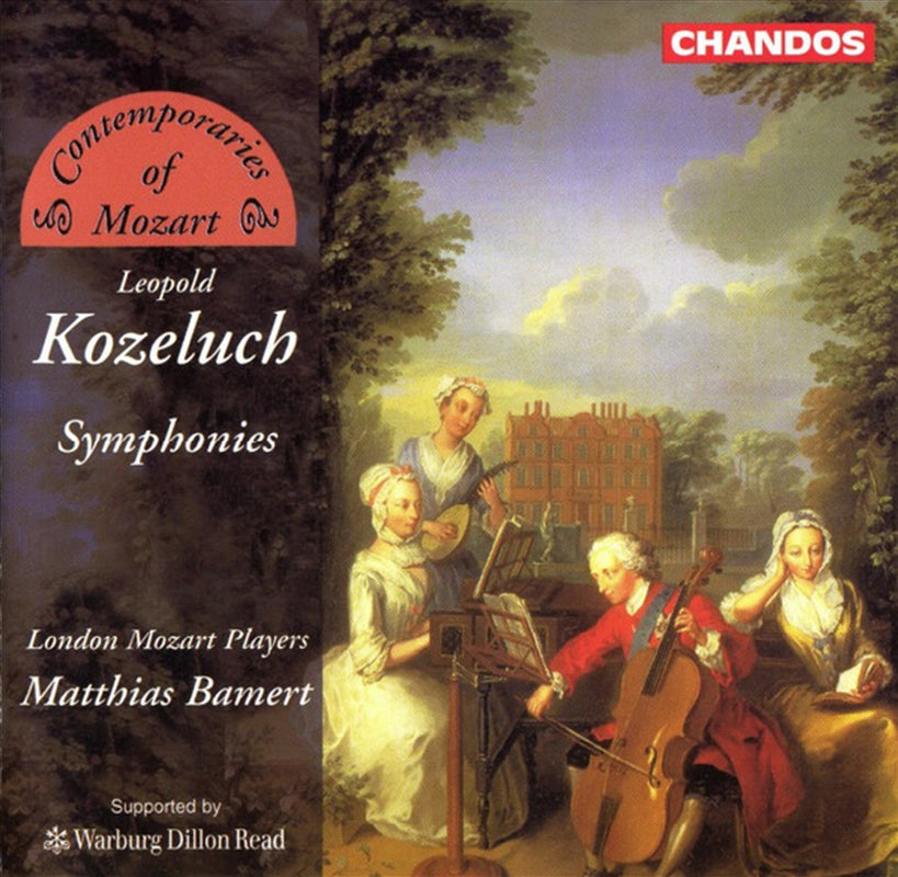 Kozeluch:Symphonies - Bamert: London Mozart Players Cd Album V210-2182646