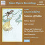 Saint Saens Samson And Delilah - Bouvier: Luccioni: Paris N O Cd Album V210-2183010