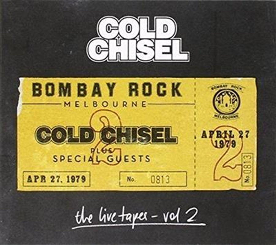 Live Tapes: Vol2: Live Bombay - Cold Chisel Cd Album V210-2279975