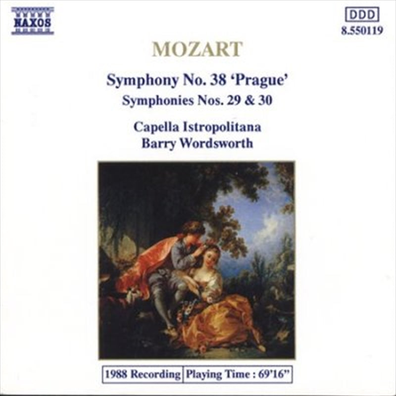 Mozart Symphonies 29 30 3 - Worsworth/Capella Istropolit Cd Album V210-229065