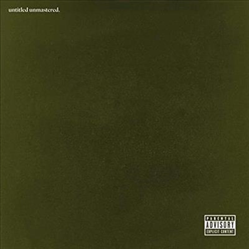 Untitled Unmastered - Lamar, Kendrick Cd Album V210-2309777