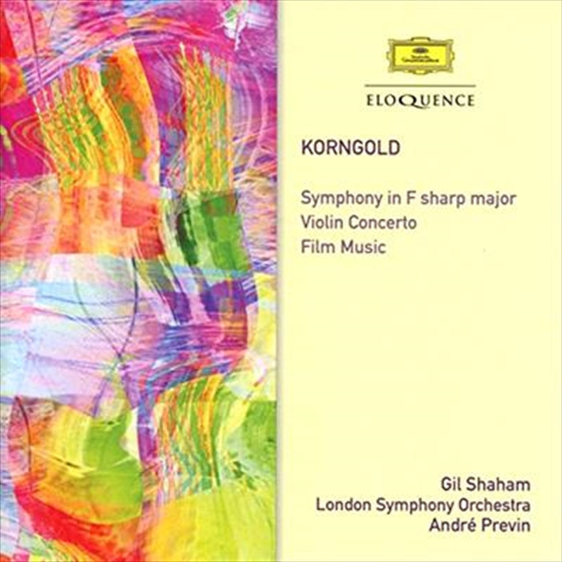 Korngold: Symphony: Violin Con - Shaham, Gil: Andre Previn Cd Album V210-2310774