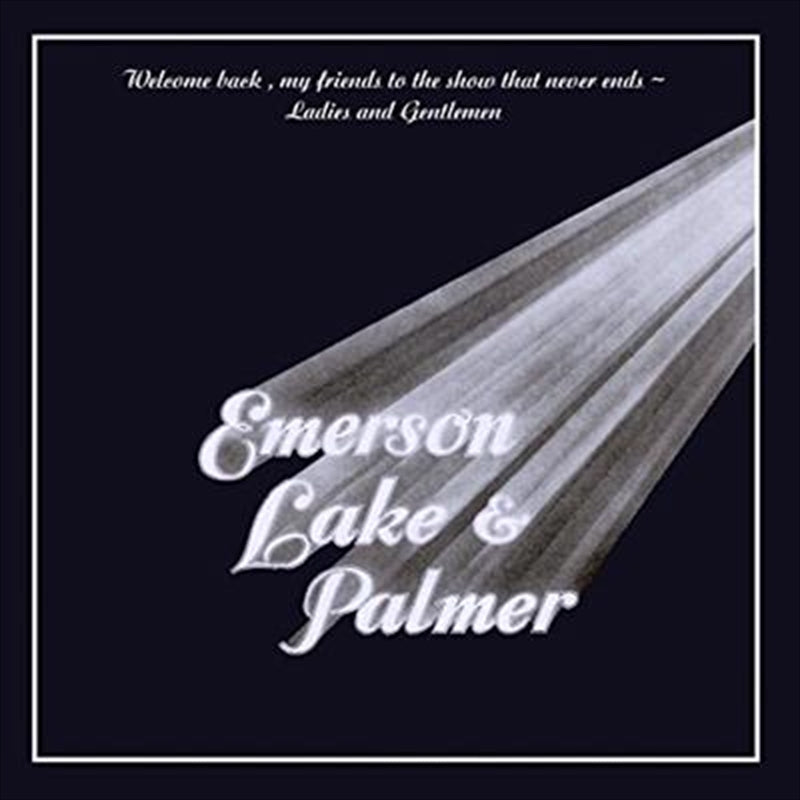 Welcome Back My Friends To The - Emerson Lake And Palmer Cd Album V210-2319582