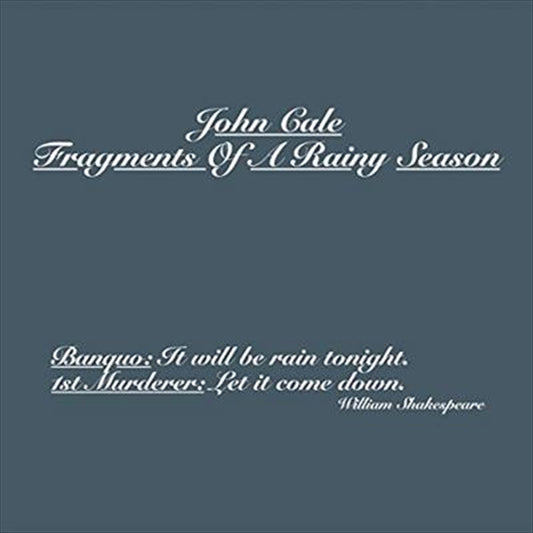 Fragments Of A Rainy Season - Cale, John Cd Album V210-2321825
