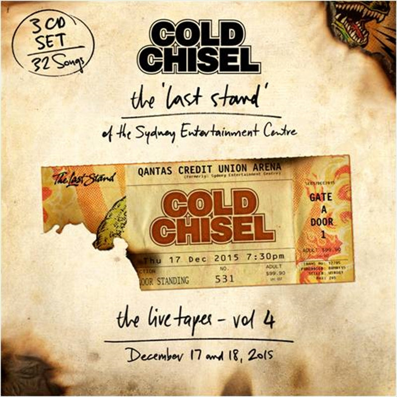 Last Stand: Live Tapes V4 Syd - Cold Chisel Cd Album V210-2348927