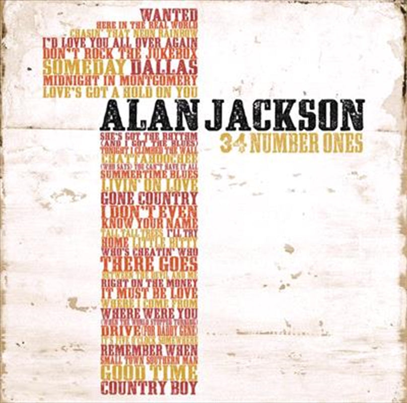34 Number Ones - Jackson, Alan Cd Album V210-2357424