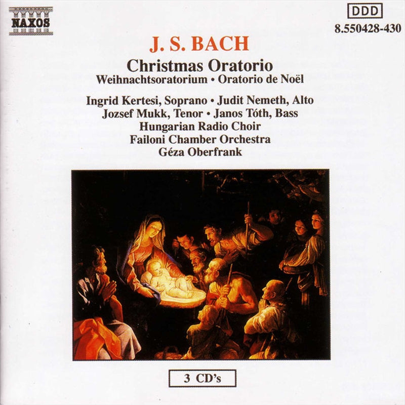 Bach:Christmas Oratorio Bwv248 - Kertesi,Nemeth, Cd Album V210-235948