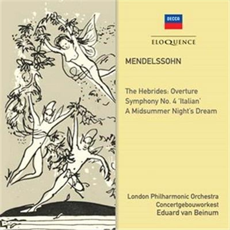 Mendelssohn: Symp 4: Midsummer - Beinum, Eduard Van Cd Album V210-2370748