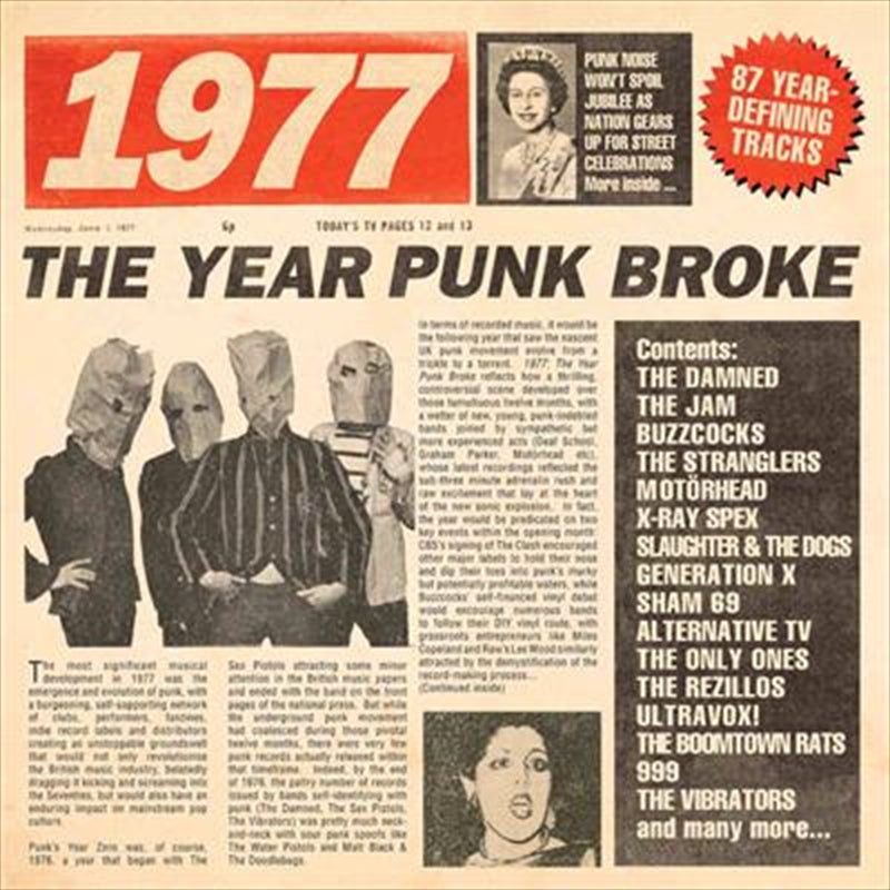 1977: Year Punk Broke: Boxset - Various Cd Album V210-2425035