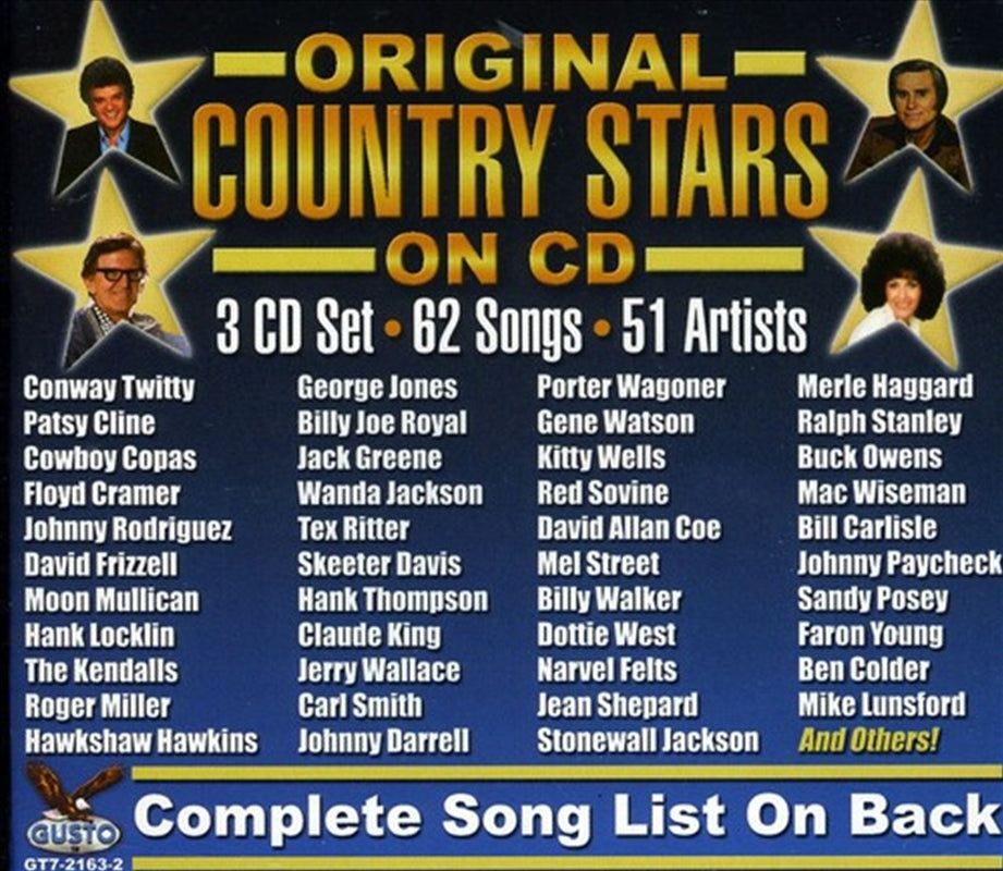 Original Country Stars On Cd - Various Cd Album V210-2557530