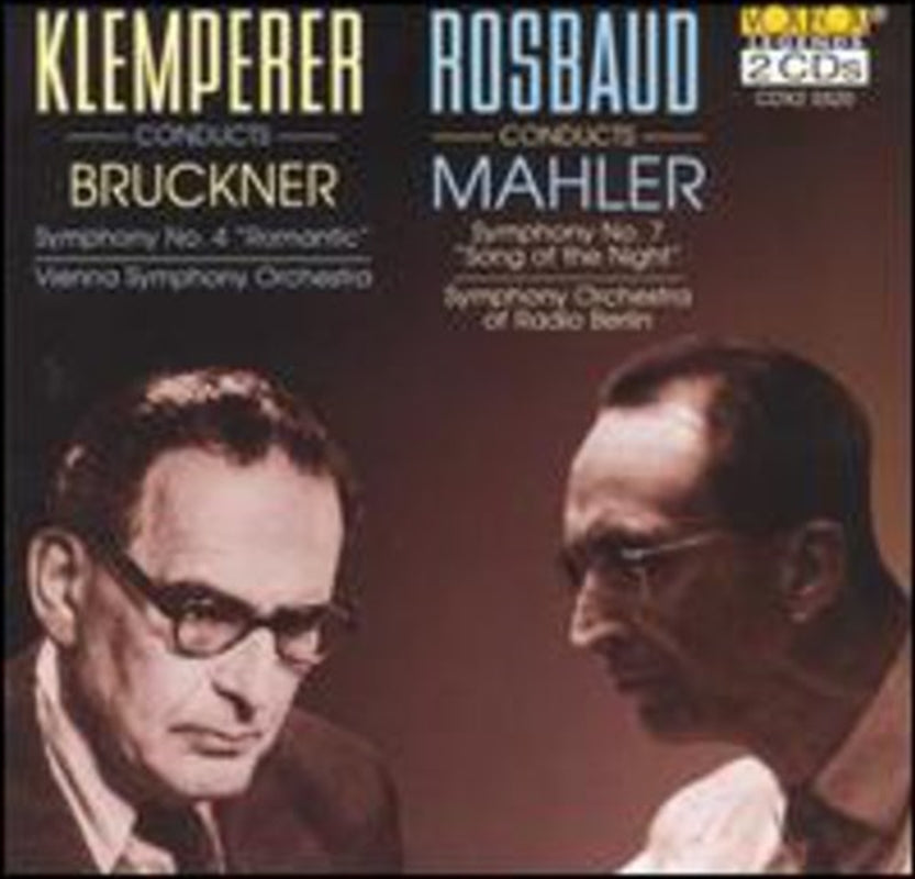 Symphony 7 / Symphony 4 Romant - Bruckner: Mahler: Wiener Symphonike Cd Album V210-2563070