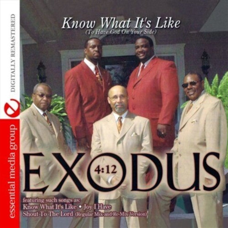 Know What Its Like - Exodus 4:12 Cd Album V210-2566070