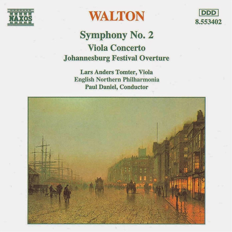 Walton:Symphony No.2/Viola Cto - Daniel/Tonter/E Cd Album V210-260629
