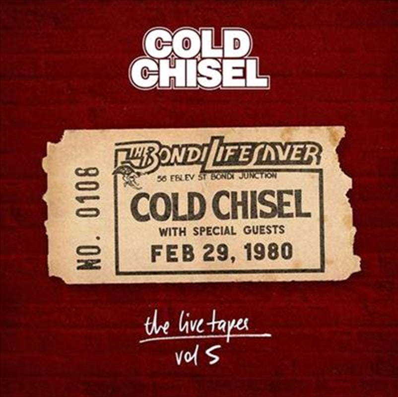 Live Tapes Vol 5: Live At Bond - Cold Chisel Cd Album V210-2606332