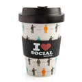 I Heart Social Distancing Eco-to-Go Bamboo Cup V210-2607975