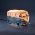 Blue Metal Look Combi Table Lamp V210-2607987