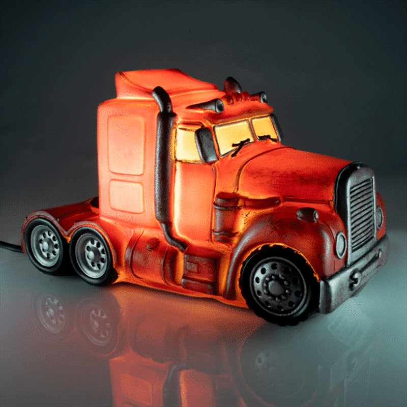Red Metal Look Truck Table Lamp V210-2607988