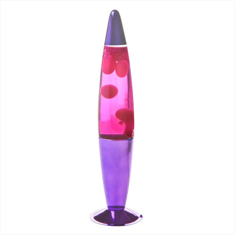 Purple/Pink Metallic Peace Lava Lamp V210-2608269