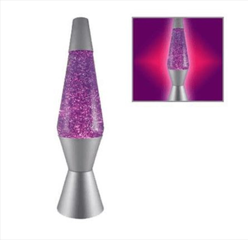 Silver/Purple Diamond Glitter Lamp V210-2608280