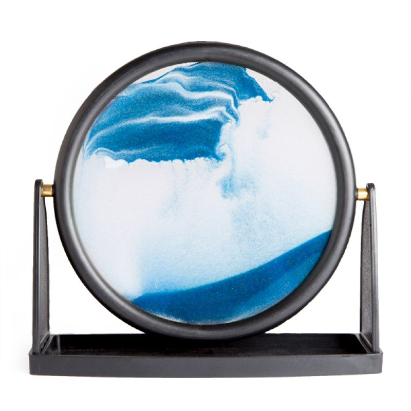 Round Blue Sand Art V210-2613292