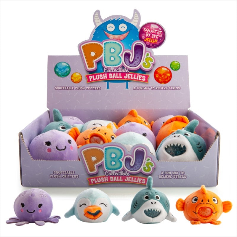 Sea Animal Plush Ball Jellies (SELECTED AT RANDOM) V210-2613380
