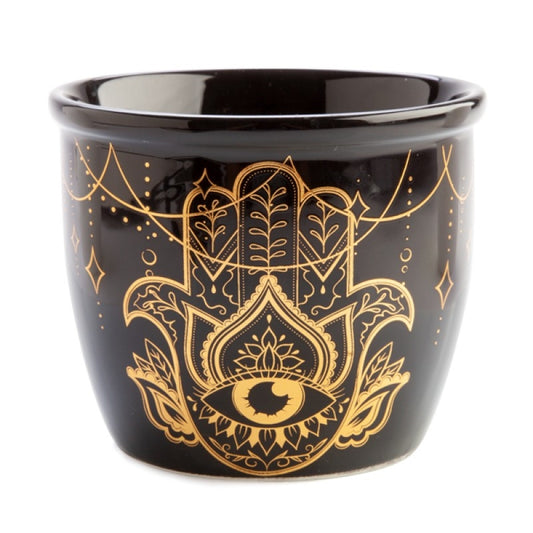 Wild Scents Hamsa Ceramic Smudge Bowl V210-2613628