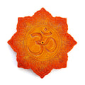 Orange Om Incense Burner V210-2613638