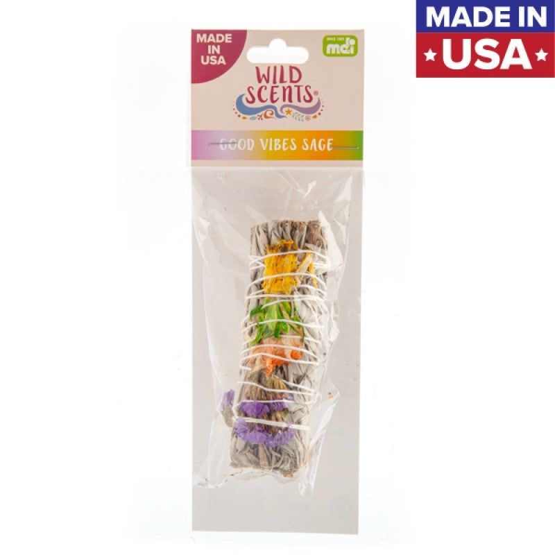 Wild Scents Good Vibes Sage & Herbs Smudge Stick V210-2613649