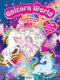 Puffy Sticker Jewel Unicorn World V210-2623261