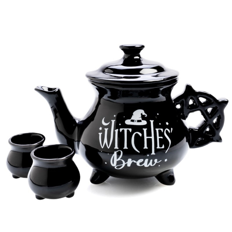 Witches' Brew Cauldron Tea Set V210-2670034
