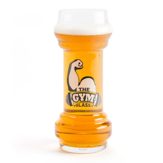 Gym Class Dumbbell Shaped Glass V210-2670208