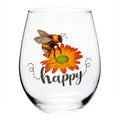 Bee Happy Stemless Glass V210-2670238