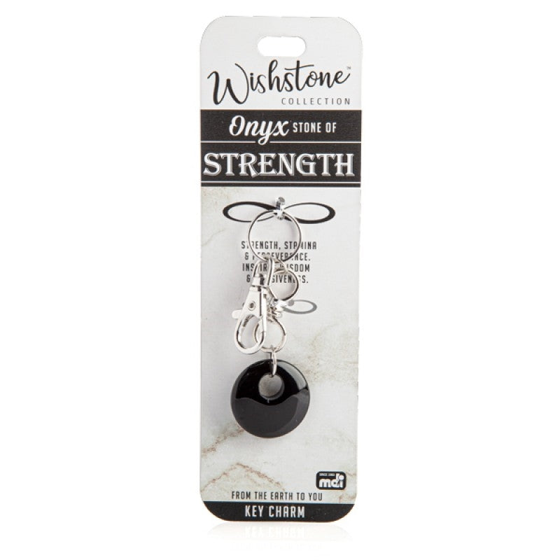Wishstone Collection Onyx Key Charm V210-2670404