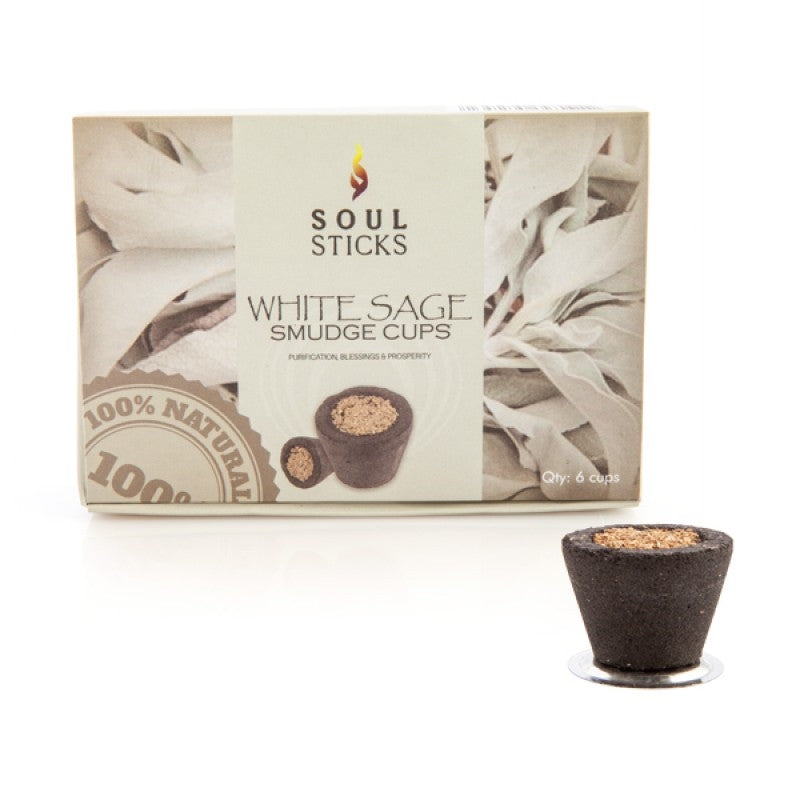 Soul Sticks White Sage Incense Cup - Set of 6 V210-2670858