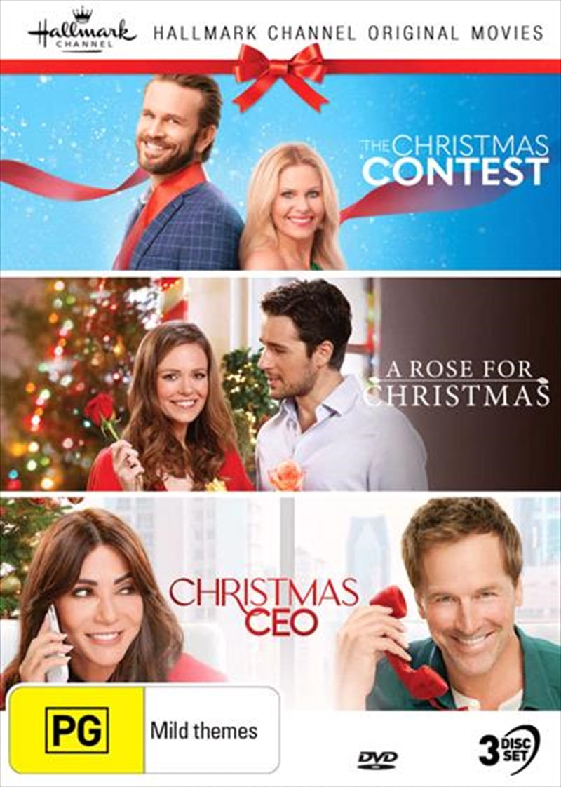 Hallmark Christmas - The Christmas Contest / A Rose For Christmas / Christmas CEO - Collection 26 DVD V210-2708463