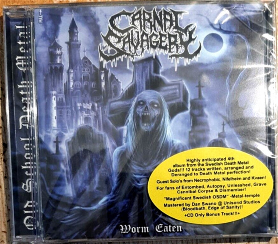 Worm Eaten - Carnal Savagery Cd Album V210-2735489